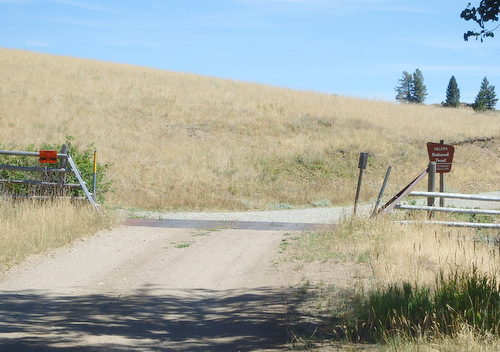 GDMBR: The sign ahead was for Helena National Forest.
